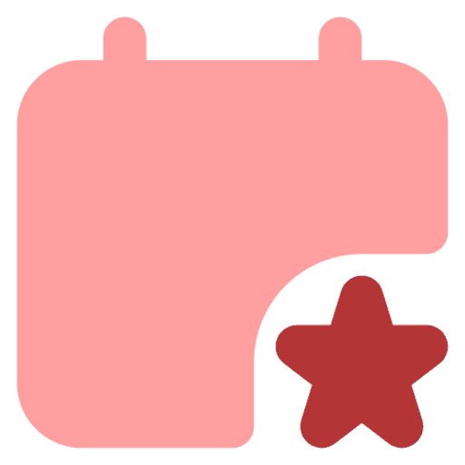 School event and academic calendar management icon