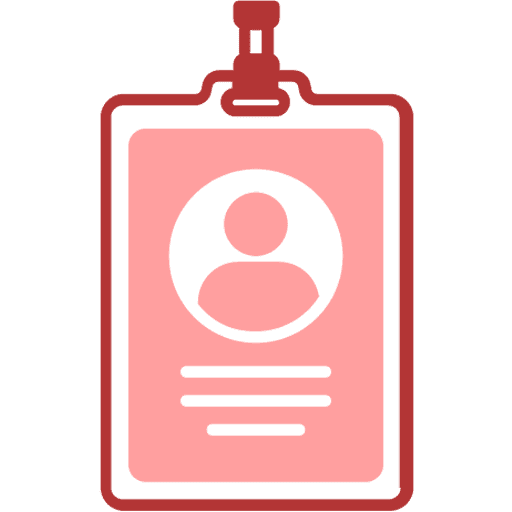 Student ID card generation and designing tool icon
