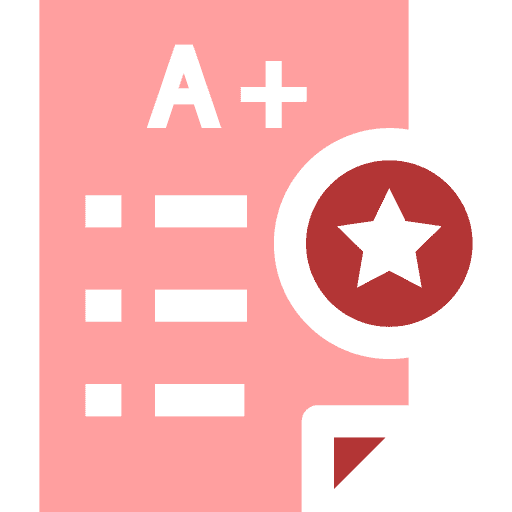 Automated school report card illustrative icon